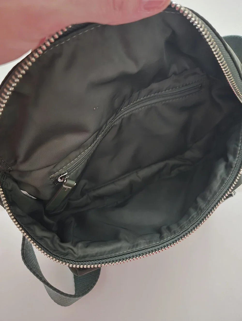 Tory Burch Green Nylon Belt Bag